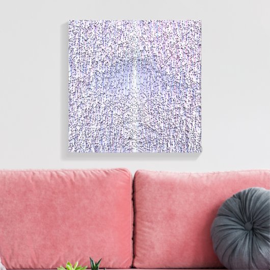 Quantumfysica Geometrisch Patroon Canvas Afdruk (Insitu (Woonkamer))
