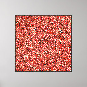 Quantumfysica Mandala Kunstpatroon Canvas Afdruk