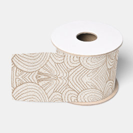 Quantumn Weave - Warm Neutraal Grosgrain Lint