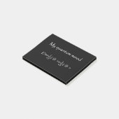 quantumstemming genormaliseerd, grappige quantum f post-it® notes (Schuin)