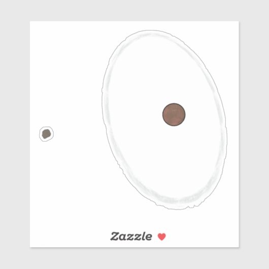 Quaoar (2002 LM60) Sticker (Vel)