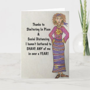 Quarantaine Humor Kaart