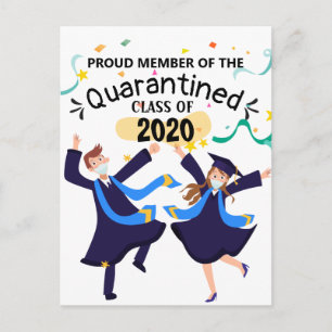 Quarantaine klasse van 2020 briefkaart