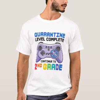 Quarantaine Level: 2e klasse jongens terug naar S T-shirt