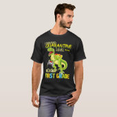 Quarantaine Niveau 1e Grade Dinousar Game Back T T-shirt (Voorkant volledig)