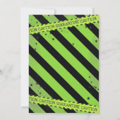 Quarantaine Verjaardagsfeest Uitnodiging Virtual Z (Achterkant)