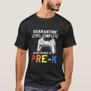 Quarantaineniveau Complete pre-K Terug naar school T-shirt