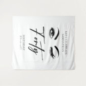 Quarante 40e anniversaire de fête fond Tapisserie (Devant (Horizontal))