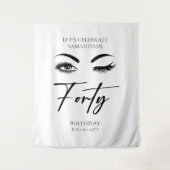 Quarante 40e anniversaire de fête fond Tapisserie (Devant)