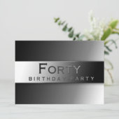QUARANTE - 40E ANNIVERSAIRE INVITATION DU PARTI - (Debout devant)