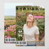 Quarante et Fabuleux Invitation de Style Magazine (Devant / Derrière)