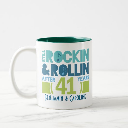 quarante-et-unième Cadeau de tasse personnalisé (Gauche)