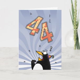 quarante-quatrième anniversaire - carte de