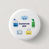 Quaranteam Button (Voorkant)
