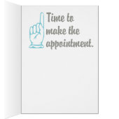 Quarantième carte d'anniversaire drôle pour lui (Intérieur (Droit))