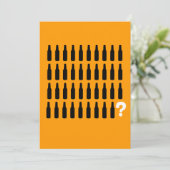 quarantième Invitations d'anniversaire - (Debout devant)