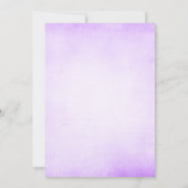 Quarantième invitations d'anniversaire de roses (Dos)