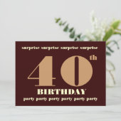 quarantième - quarante-neuvième invitation de fête (Debout devant)