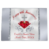 Quarantième sacs de cadeau d'anniversaire de (Devant)