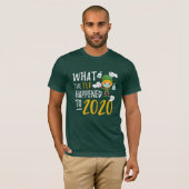 Quarantine 2020 Funny Kerstmis Elf Novelty T-shirt (Voorkant volledig)