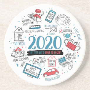 Quarantine Activities 2020 Herdenking Zandsteen Onderzetter