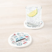 Quarantine Activities 2020 Herdenking Zandsteen Onderzetter (Zijkant)