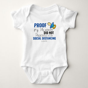 Quarantine Baby Boy Outfit Romper