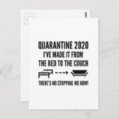 Quarantine Bed Couch Briefkaart (Voorkant / Achterkant)