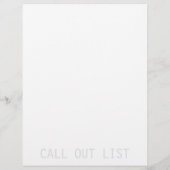 Quarantine Bingo Lockdown Activities Call Out List (Achterkant)