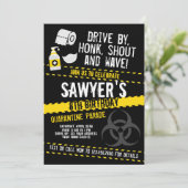 Quarantine Birthday Parade Kaart (Staand voorkant)