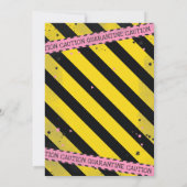 Quarantine Birthday Party Invitation Virtual Zoom Kaart (Achterkant)