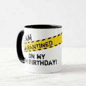 Quarantine Birthday Party, Virtual Birthday Mok (Voorkant links)