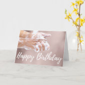 Quarantine Carte d'anniversaire Funny Rose Gold (Fleur jaune)