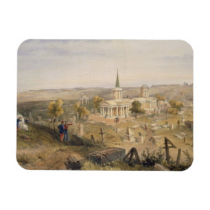Quarantine Cemetery and Church, bord van 'The Se' Magneet