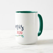 Quarantine Christmas 2020 Mug, Two-tone, Mug (Devant droit)