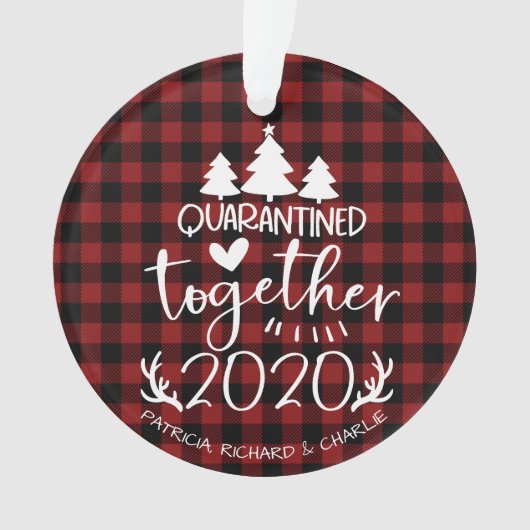 Quarantiné Ensemble Cute Covid Pandemic Noël (devant)