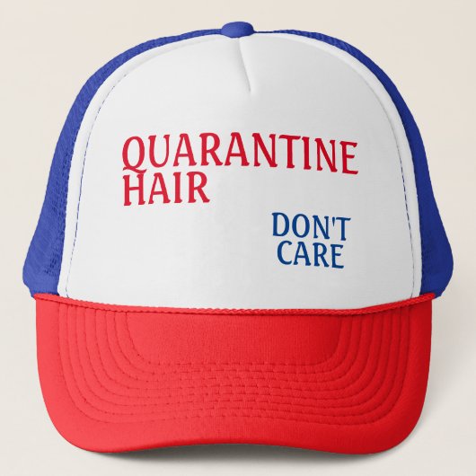 Quarantine Hair HAT Trucker Pet (Voorkant)