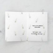 Quarantine Humor Birthday Card Kaart (Binnen)