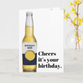 Quarantine Humor Birthday Card Kaart (Gele Bloem)