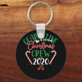 Quarantine kerstmis 2020 Red Green Style Sleutelhanger (Voorkant)