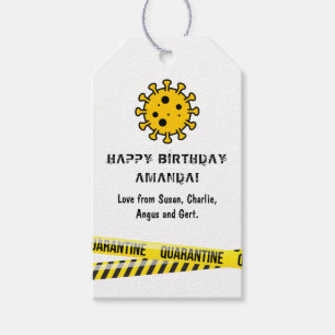 Quarantine Lockdown Birthday Cadeaulabel