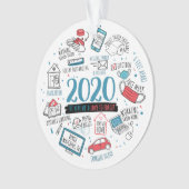 Quarantine Noël 2020 Rester à la maison Commémorat (devant)