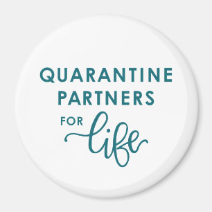 Quarantine Partners voor het leven Coronavirus Magneet
