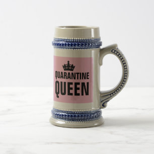 QUARANTINE QUEEN BEER STEINS VOOR HAAR BIERPUL