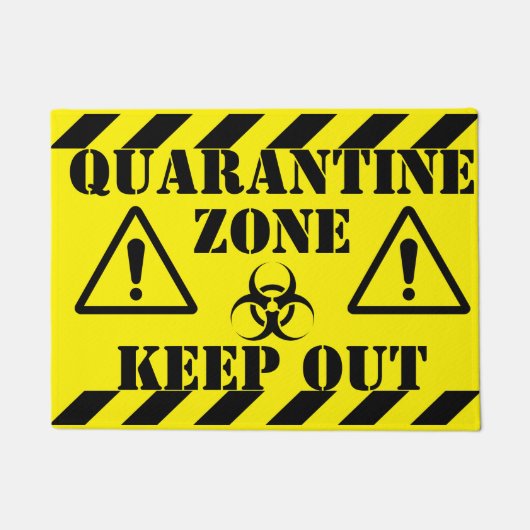 Quarantine Zone Deurmat (Voorkant)