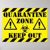 Quarantine Zone Poster (Voorkant)
