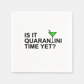 Quarantini Paper Napkin Servet