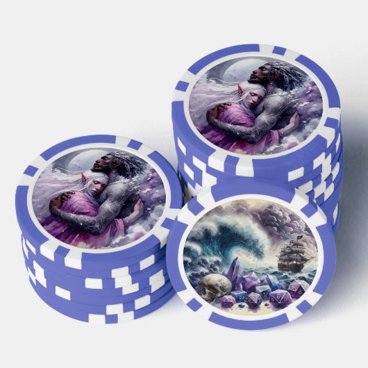 Quaraun & BoomFuzzy - Omhelzing Poker Chips (Opstapeling)
