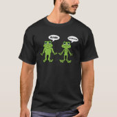 Quark afgeroomde quark kikker grafisch t-shirt (Voorkant)