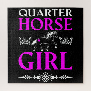 Quarter Horse Meisje   Legpuzzel